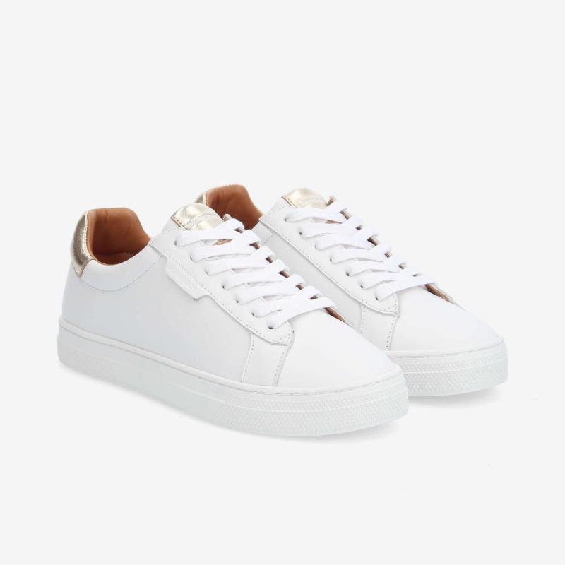SPARKLE SNEAKER W - NAPPA/GALAXY - BLANC/CHAMPAGNE
